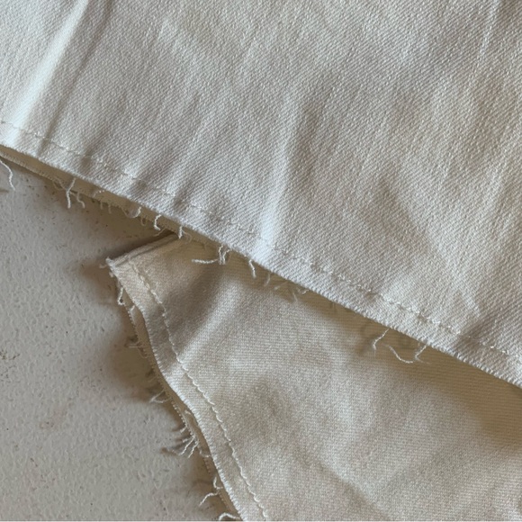 J Crew Factory Tall White Wide-Leg Cropped Jean in All Day Stretch Size 28T NWT - Picture 9 of 17